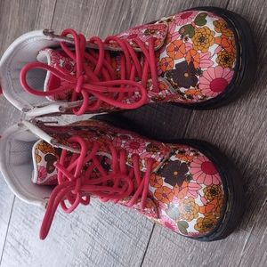 Dr martens toddler girl floral boots